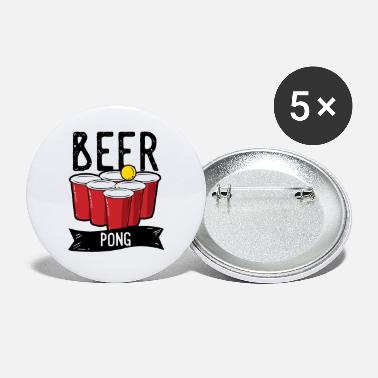 Drink Beer Pong Team Drinking Game Friends - Large Buttons