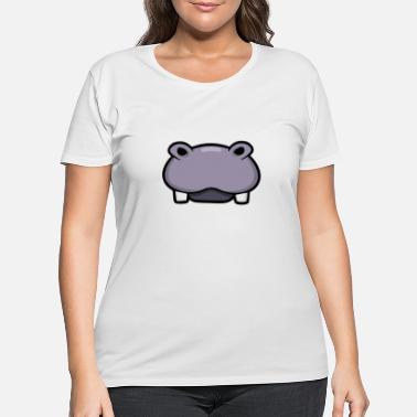Long Sleeve Shirt Hippopotamus Face Tee Shirt 