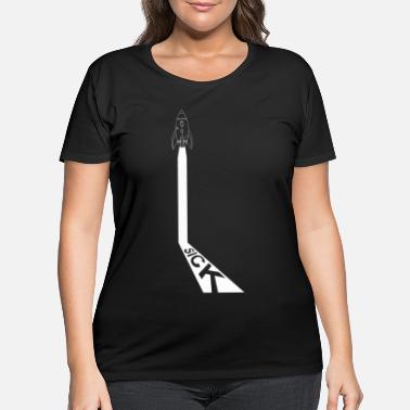 Sick Rocket rocket lover - Women&#39;s Plus Size T-Shirt