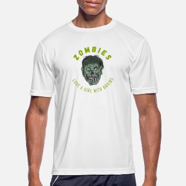 Halloween Zombie Evolution White Adult T-Shirt 