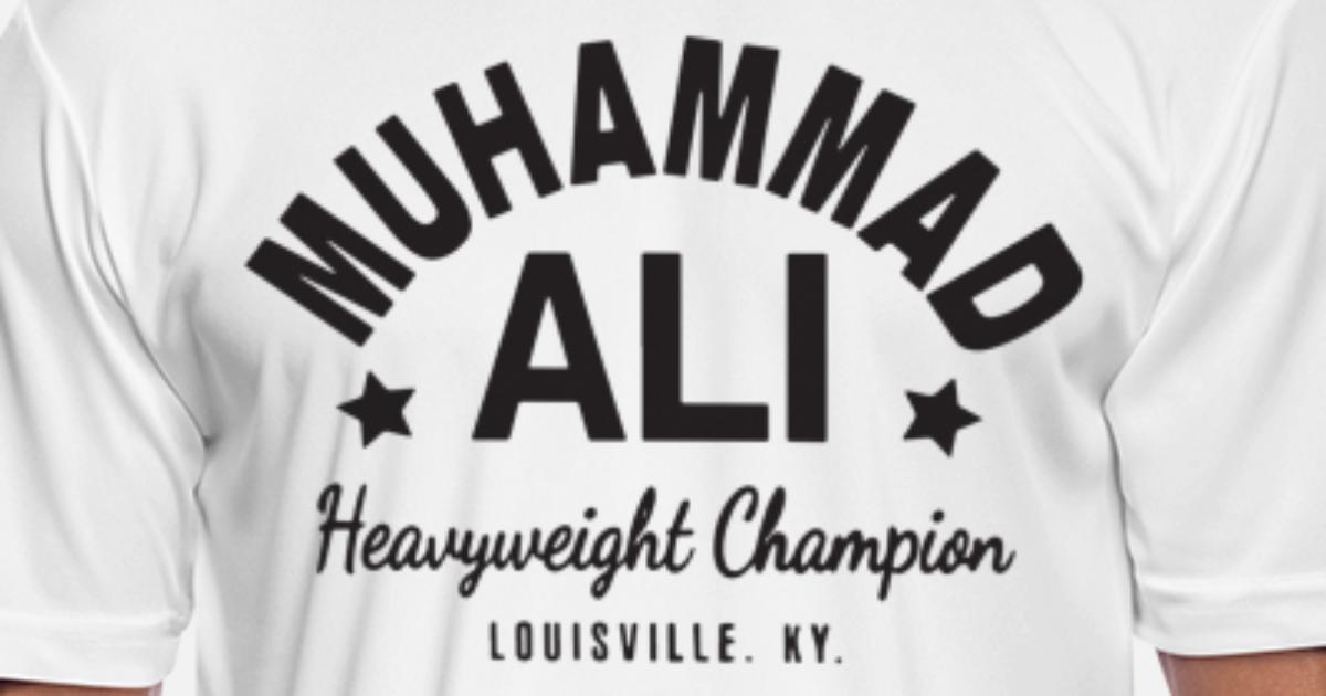 Muhammad Ali Cassius Clay MMA Gym Training Boxing Workout Fitness T Shirt Mens
