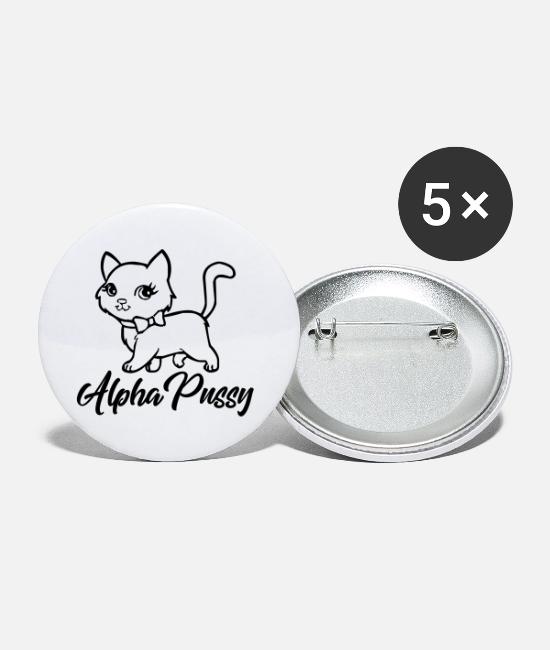 Alpha Pussy Cat Lover Pet Cute Housetiger Small Buttons Spreadshirt