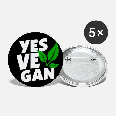 Yes Vegan / Yes ve gan (dd print) - Small Buttons
