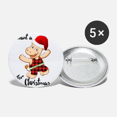 Merry Merry Christmas Merry Christmas Merry Christmas - Small Buttons