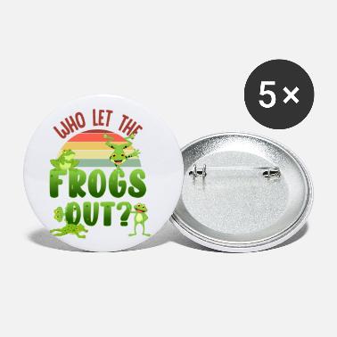 Frog frog, frog frog emoticon, toad - Small Buttons