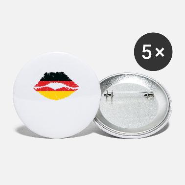 Mouth Germany Mouth with Flag - Small Buttons