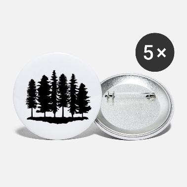 Tree Forest, Trees, Tree - Small Buttons
