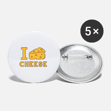 Cheese I Love Cheese - Small Buttons