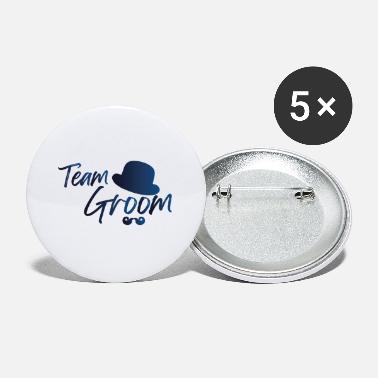 Wedding Party Bachelor Party - Team Groom - Small Buttons