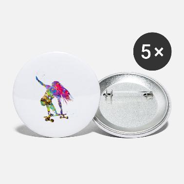Skateboard Skateboarder, Skateboard - Small Buttons