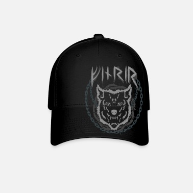 Gifts for Men Viking Wolf Fenrir Embroidery on Flex Fit Hat Viking Designs Viking Gifts