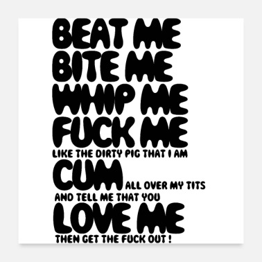 Sex BEAT ME BITE ME - Poster
