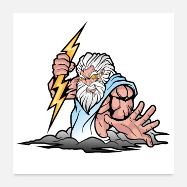 Bolt Zeus Thunder Bolt - Poster