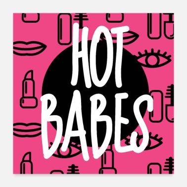 Pink HOT BABES - Poster