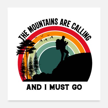 Hiking Hiking T Shirt design - Poster