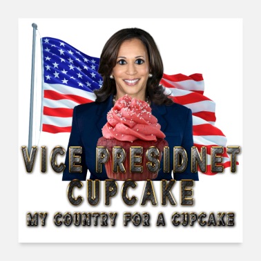Election Vice President Cup Cake Flag - Poster