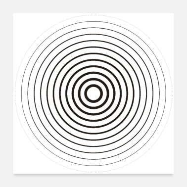 Illusion Hypnosis: Look into my eyes, visual illusion - Poster