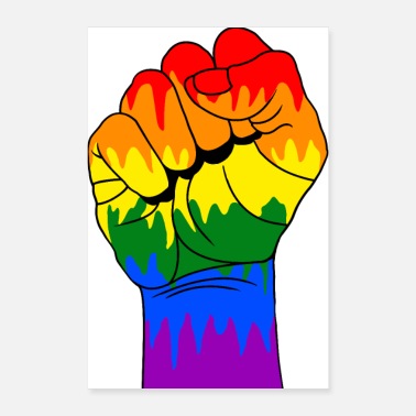 Gay Marriage Gay fist - Poster