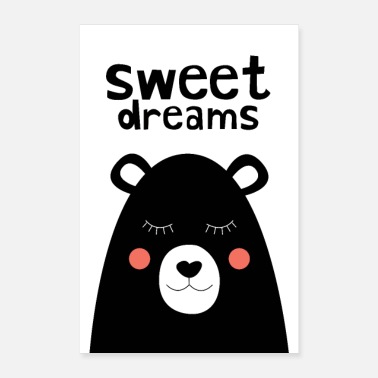 Baby Shower Sweet Dreams Nursery Print - Poster