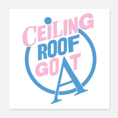 Chimney Sweep Ceiling Roof Goat - Poster