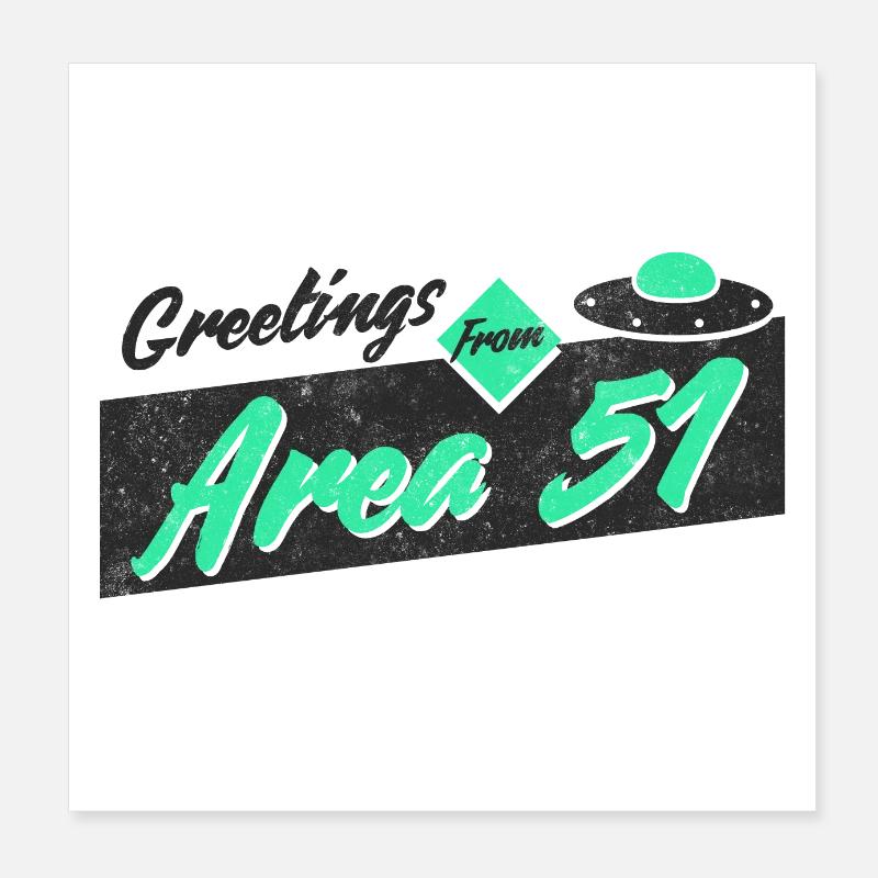 Area 51 Posters | Unique Designs | Spreadshirt