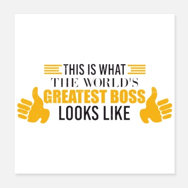 Humour Office Humour World&#39;s Greatest Boss Funny Gift - Poster