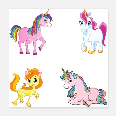 Unicorn Unicorns Sticker Pack - Poster