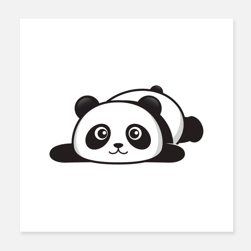 Cute panda panda bear' Poster | Spreadshirt