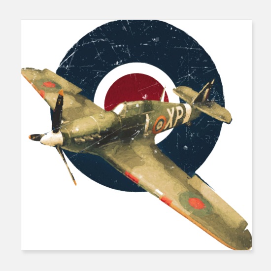 Inner Included HAWKER HURRICANE WW 2 RAF FIGHTER AIRCRAFT CUSHION . 
