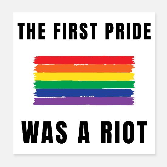 The First Pride Was a Riot' Poster | Spreadshirt