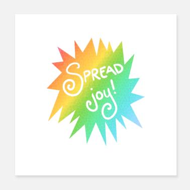 Spread Happiness Posters Unique Designs Spreadshirt