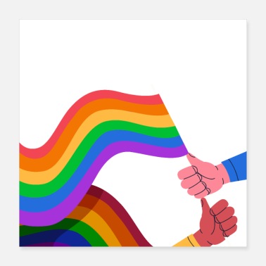 Gay Marriage Gay Pride Collection PopCornien - Poster