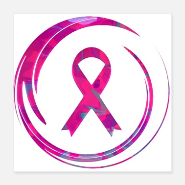 Breast Cancer Ribbon Breast cancer - Poster