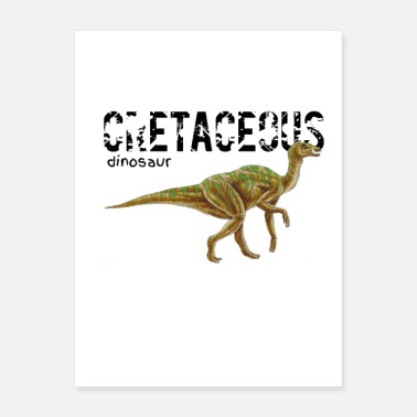 Tusk cretaceous dinosaur - Poster
