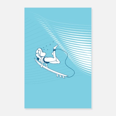 Surfer Girl Surfer girl - Poster
