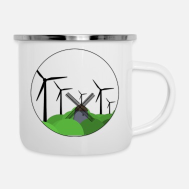 Turbine Wind turbine - Enamel Mug