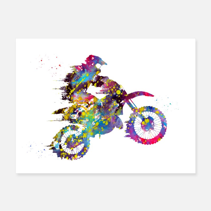 A3Veicolo acrobazie Biker Bike Dirt Taglia A3 foto stampa poster art regalo #2757 