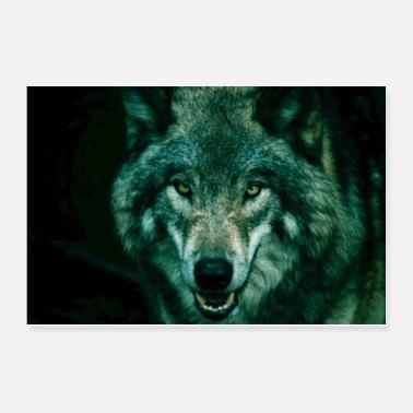 Shop Wolf Posters online | Spreadshirt