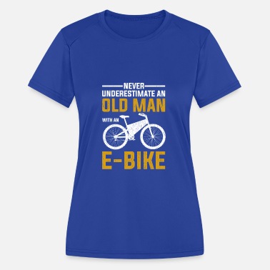 Damen Kurzarm Girlie T-Shirt eBike Antrieb Motor Fahrrad fahren Fahrzeug Motiv 