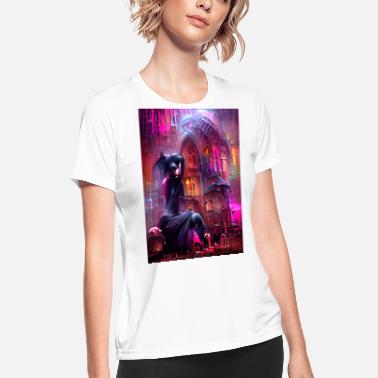 Vampire The Witch in Another Synthwave Dimension - Women&#39;s Sport T-Shirt