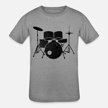 Rock and Roll Birthday T-Shirt Boys Drum Shirt Personalized Drum Set