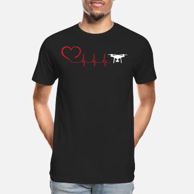 Heartbeat For Drone - Men’s Organic T-Shirt