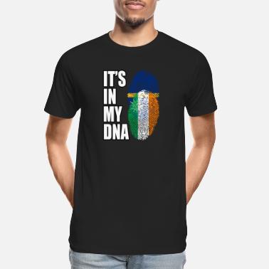 British Flag Irish And Nauruan Mix DNA Flag Heritage - Men’s Organic T-Shirt
