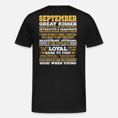 Born in September facts shirts for men, women' Men's T-Shirt ...