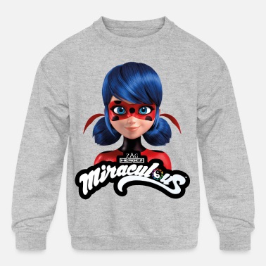 Miraculous Ladybug With Logo - Kids&#39; Crewneck Sweatshirt