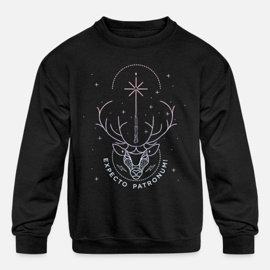 Spreadshirt Harry Potter Expecto Patronum Stag Teenagers Longsleeve Shirt