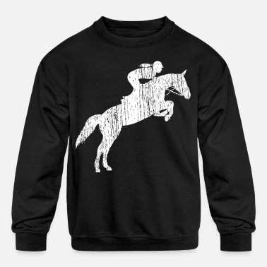Show Jumping Horse Show Jumping - Kids&#39; Crewneck Sweatshirt