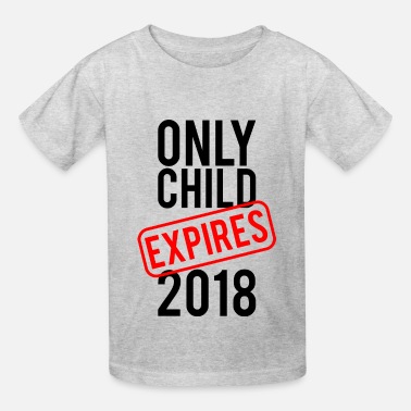Elder Sibling Youth Kids T-Shirt Gift Funny Only Child Expires 2019