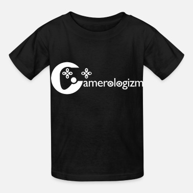 Gamerologizm Logo White - Hanes Youth T-Shirt