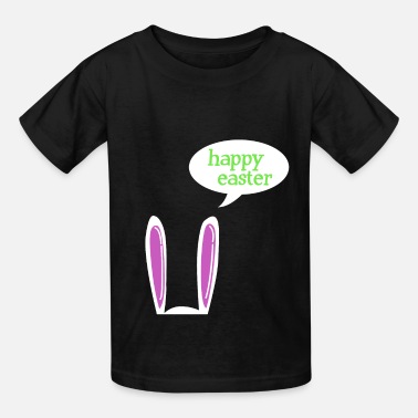 rabbit happy easter - Hanes Youth T-Shirt